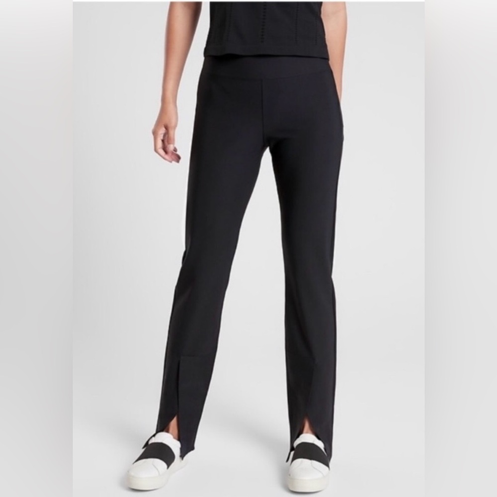 🖤🖤Athleta Black Interstellar Straight-Leg-Slit Pants 🖤🖤